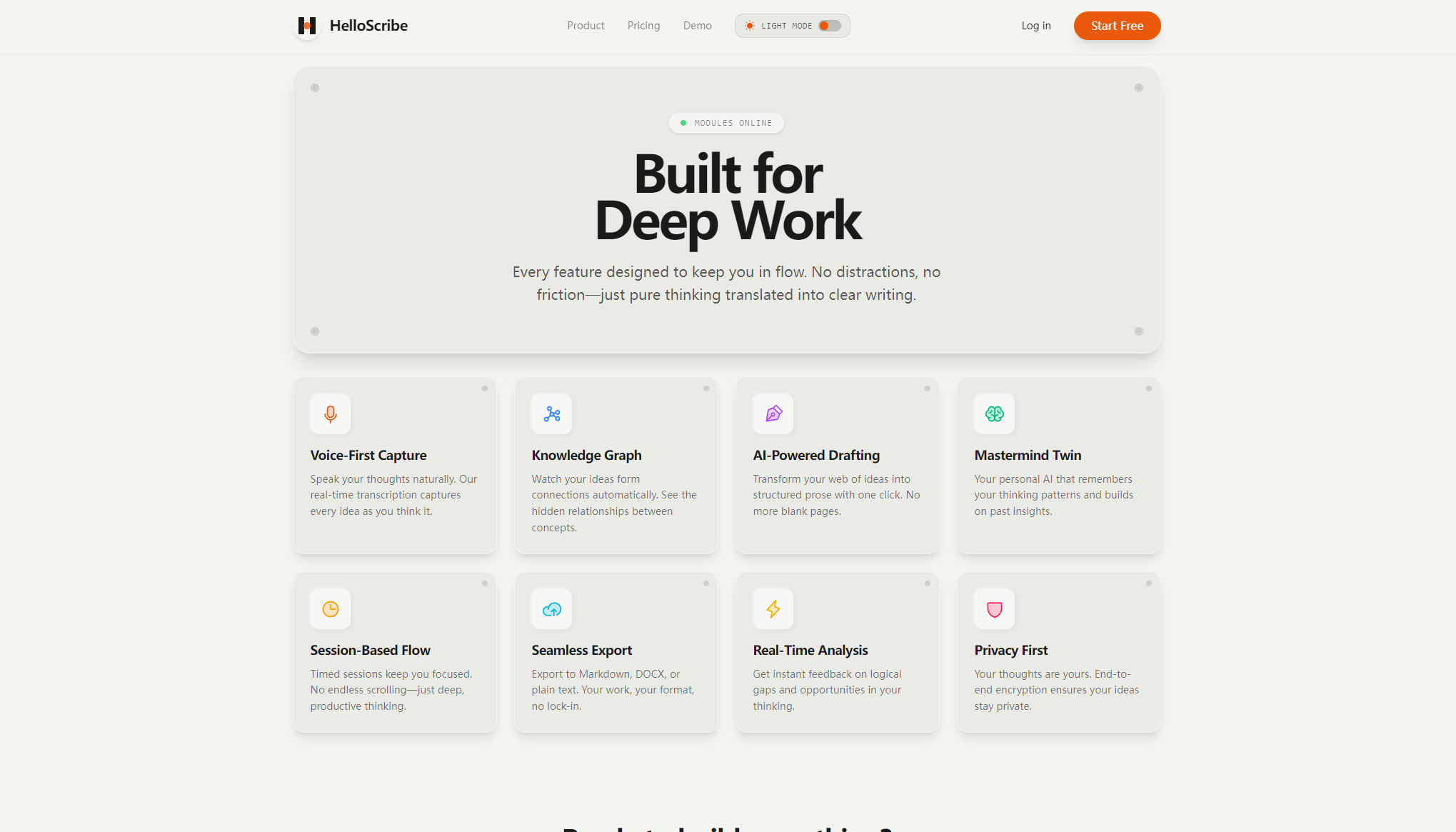 HelloScribe功能介绍