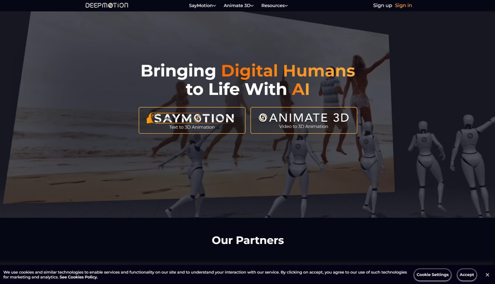 DeepMotion 3D动画展示