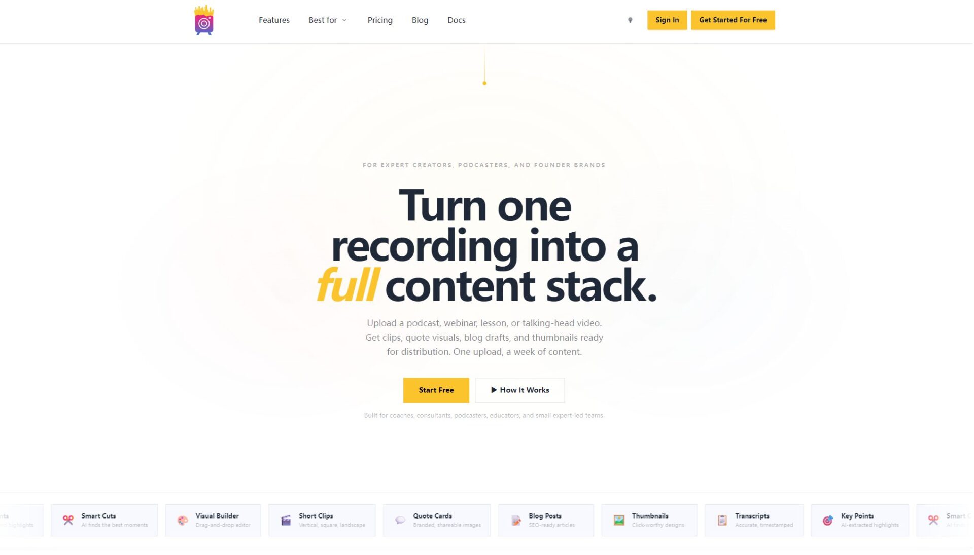ContentFries官网首页