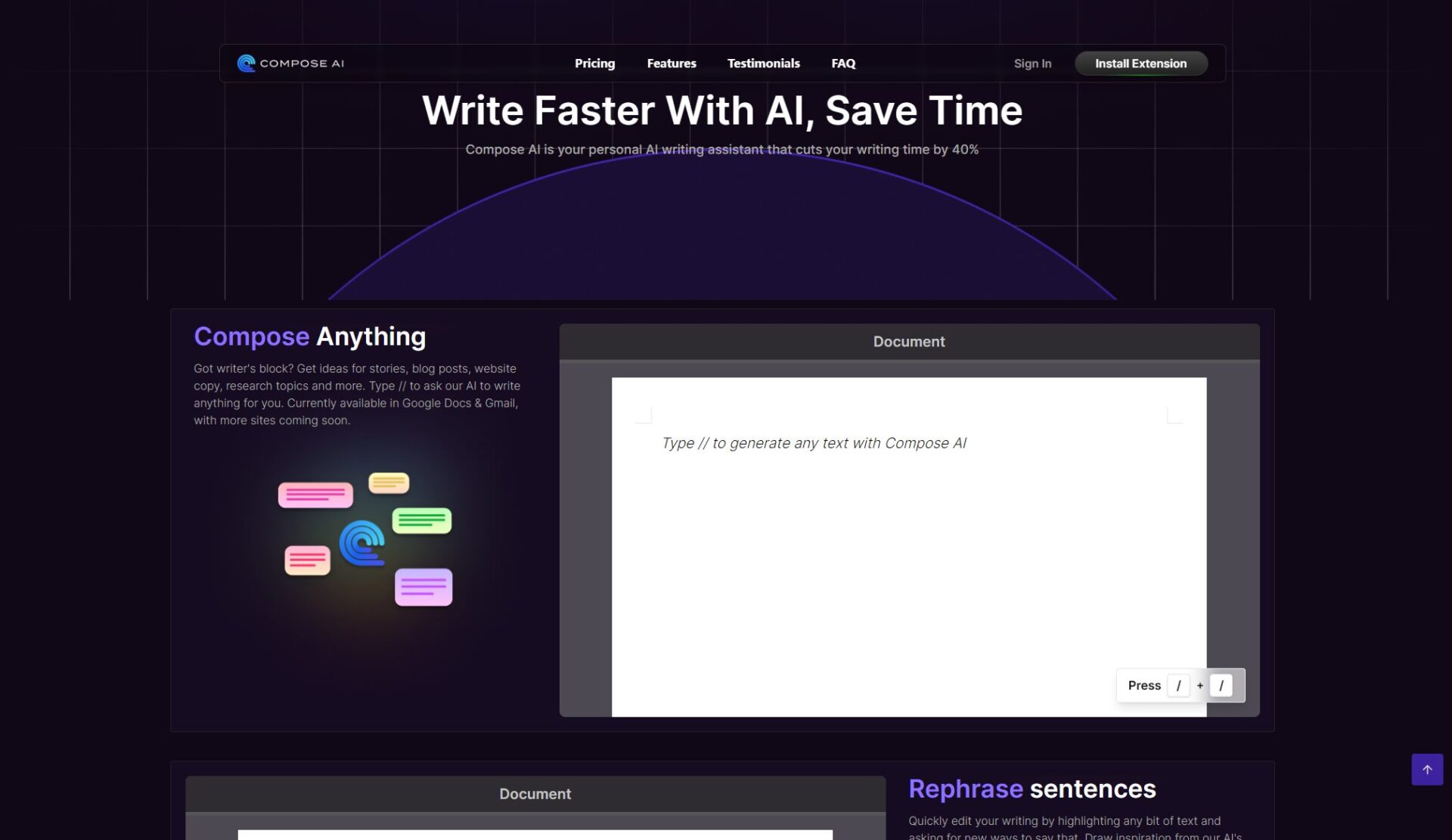 Compose AI功能介绍