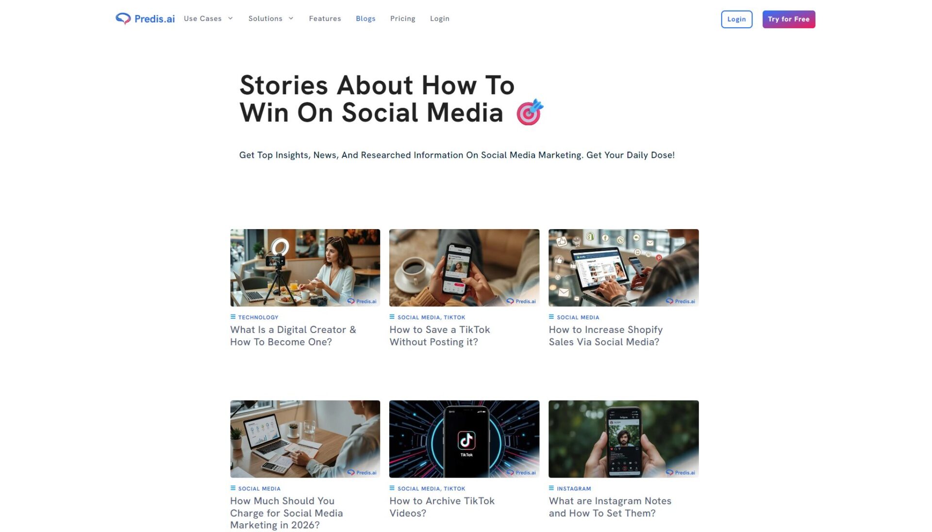 predis.ai博客介绍