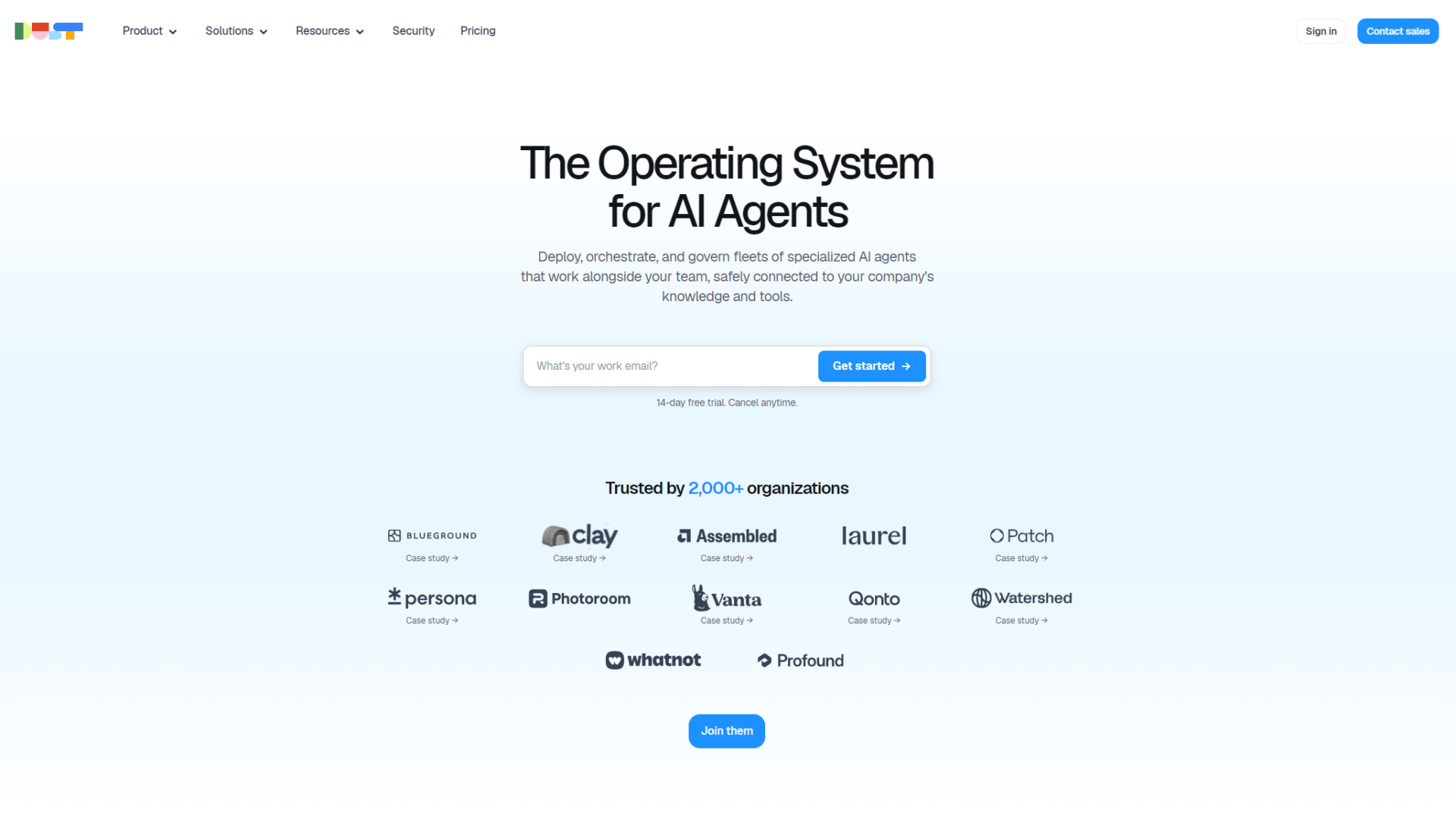 Dust AI 平台界面