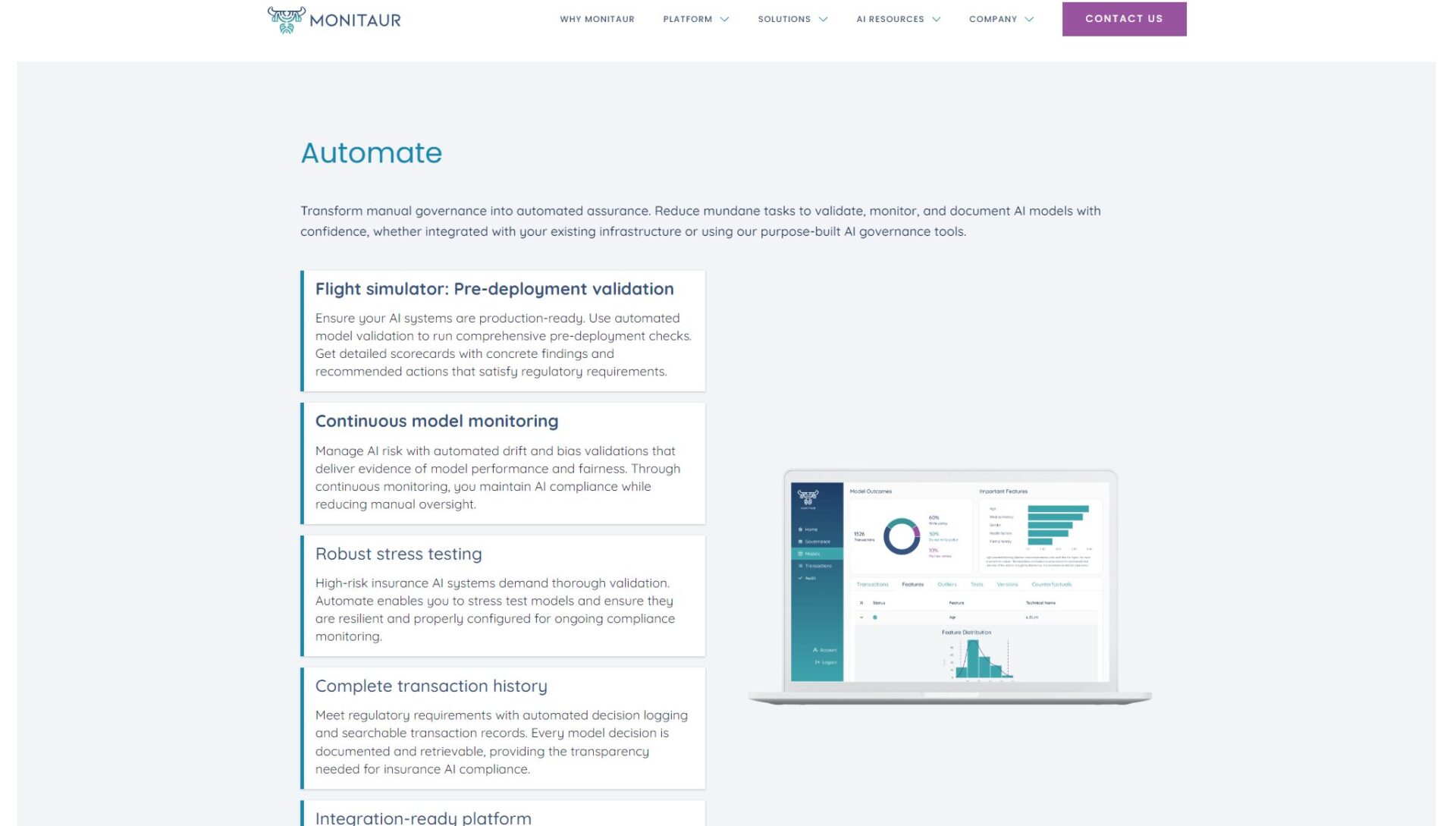 Monitaur Automate功能介绍