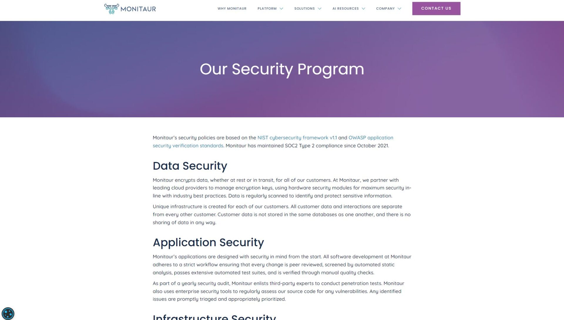 Monitaur安全认证