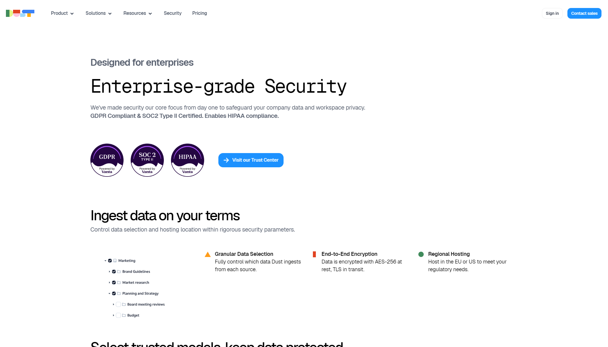 官方安全与合规页面
