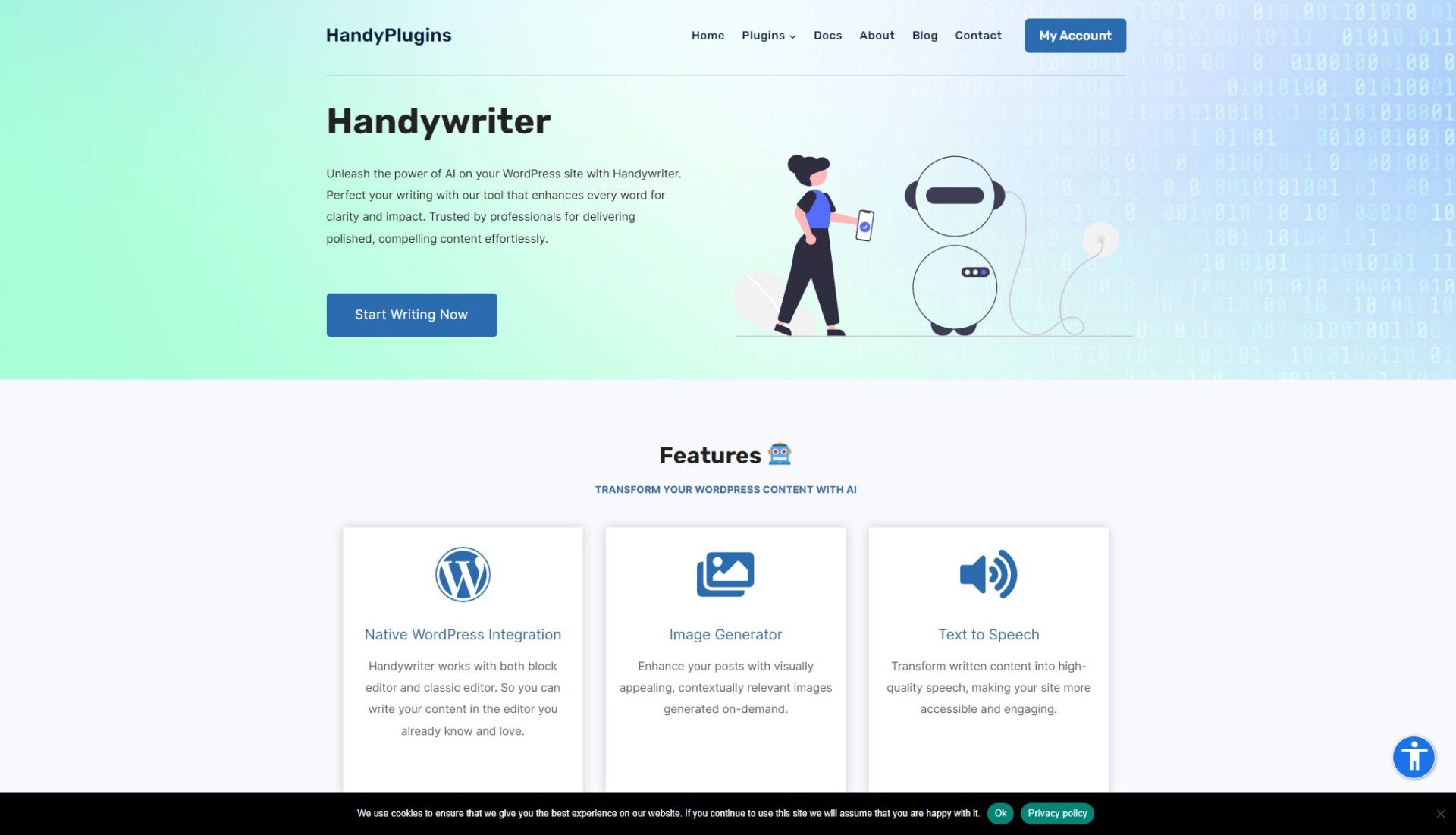 Handywriter介绍页