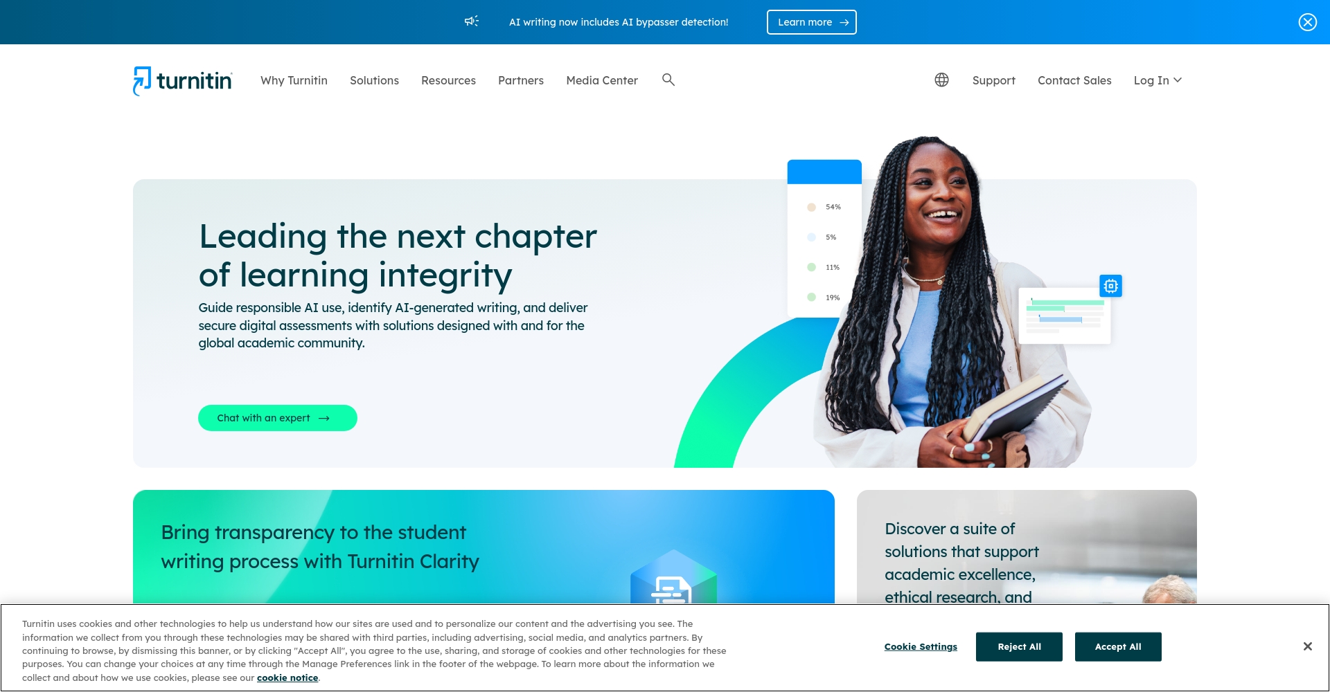 Turnitin报告界面