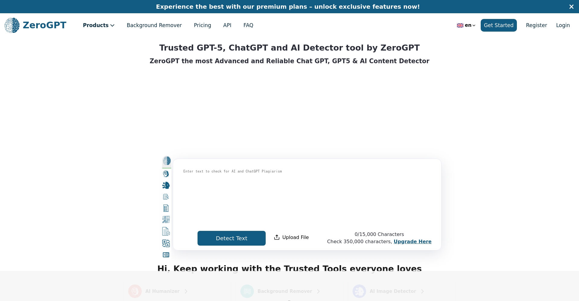 ZeroGPT学生免费检测工具
