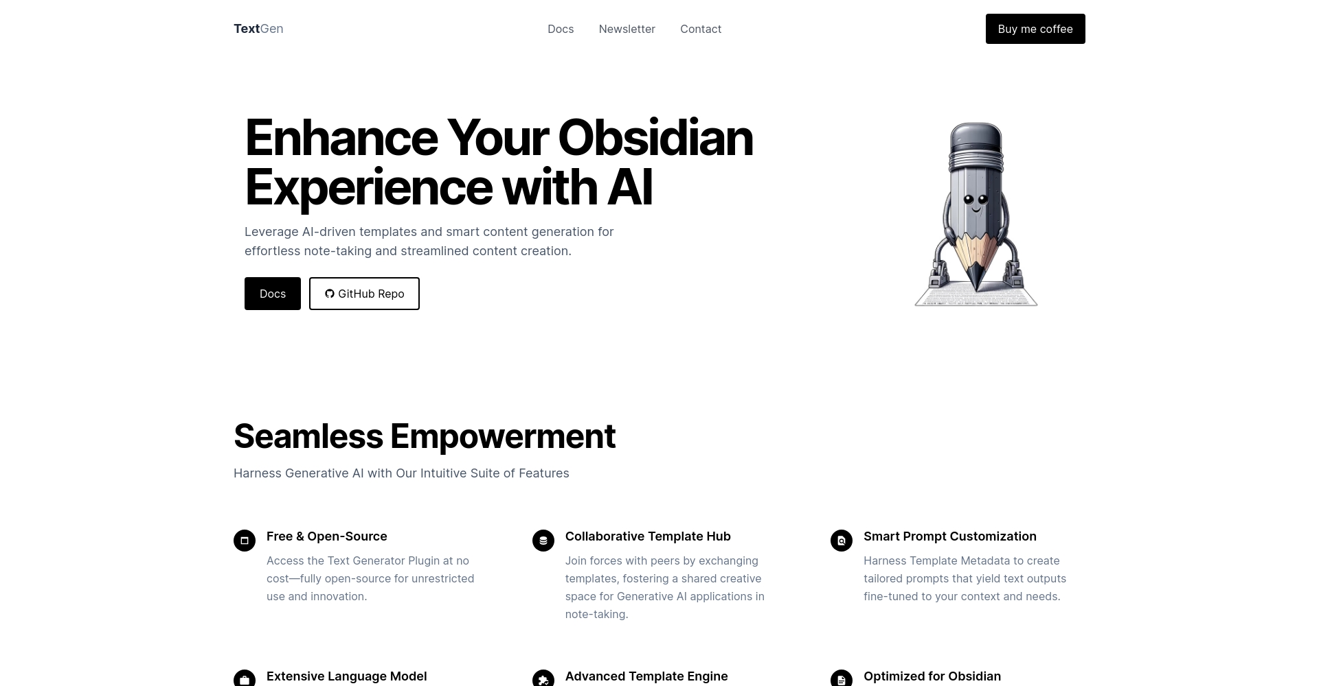 Text Generator官网界面