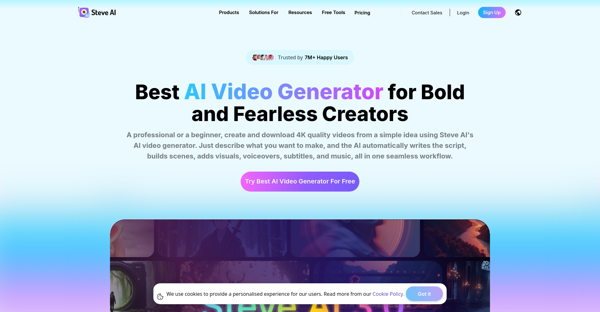 Steve AI功能界面