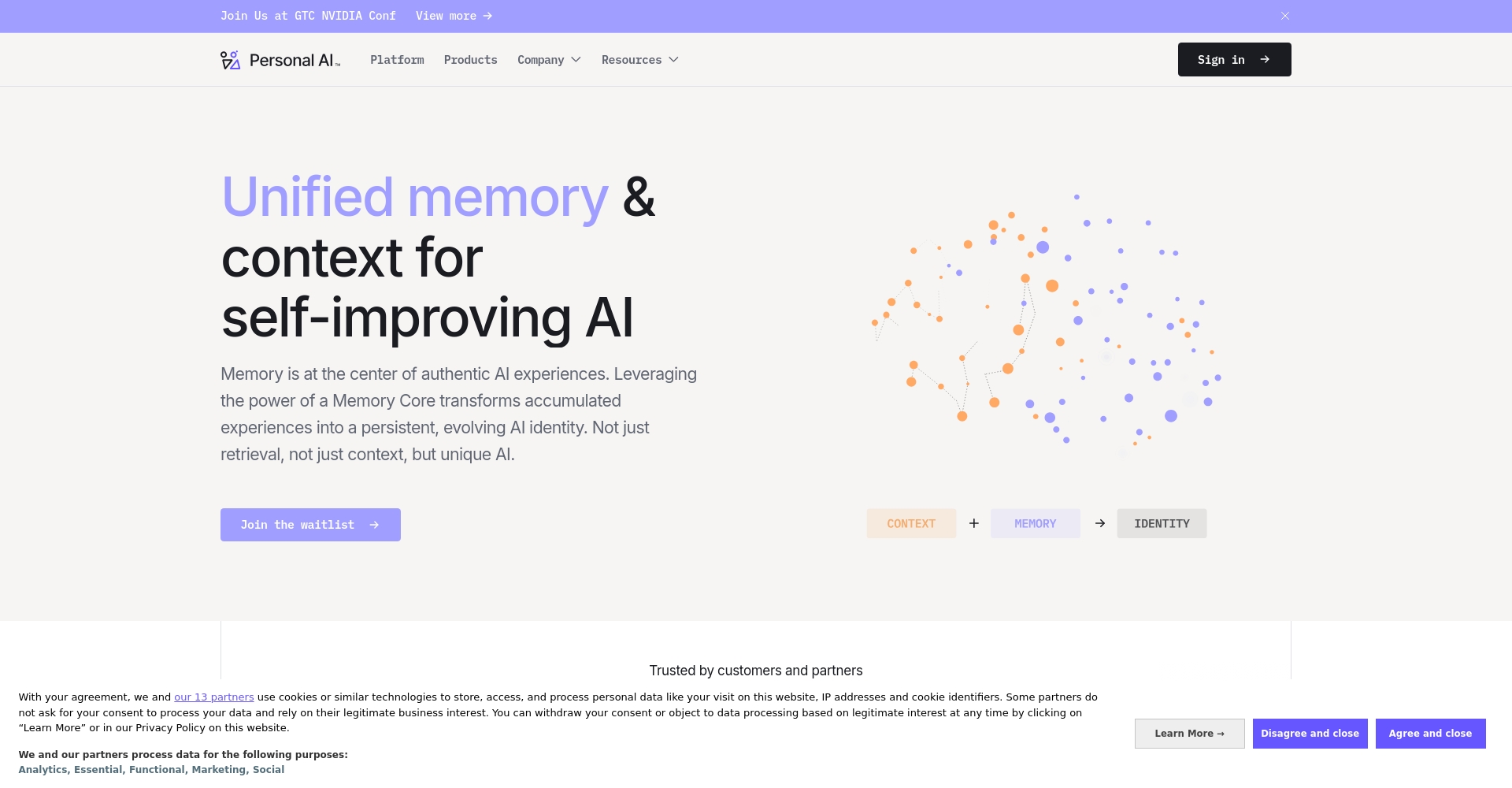 PersonalAI首页截图