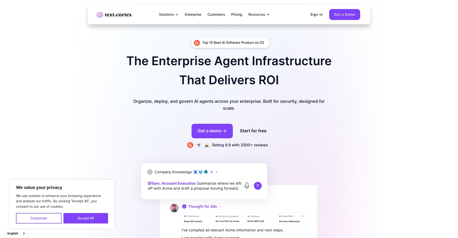 textcortex ai官网界面