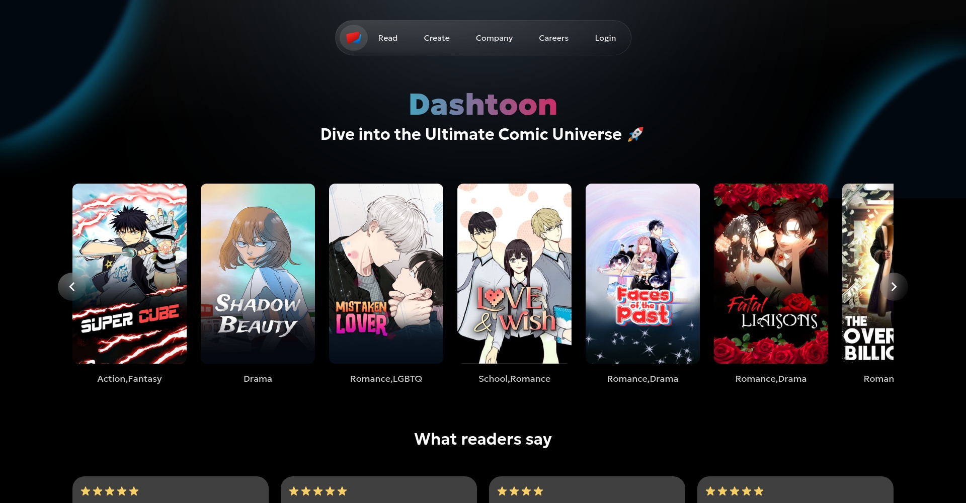 Dashtoon角色训练界面