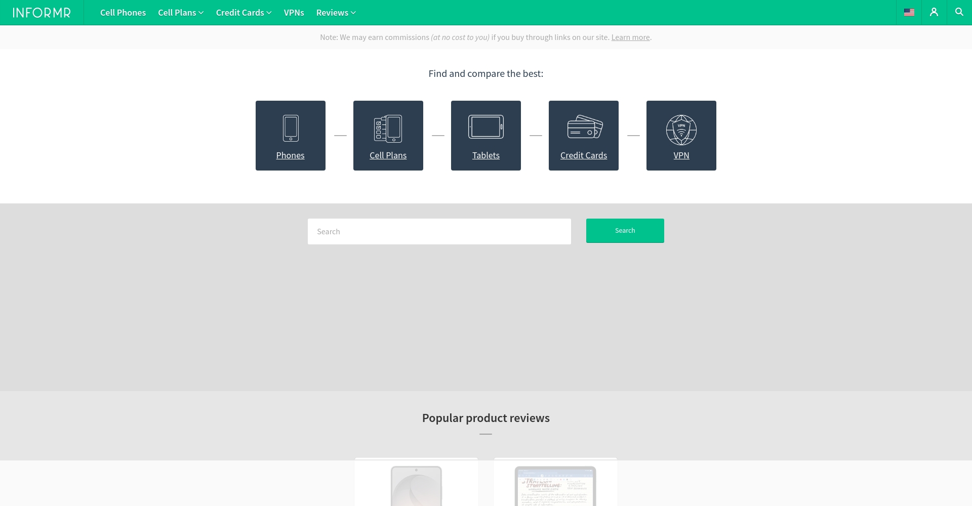 The Informr官网首页截图