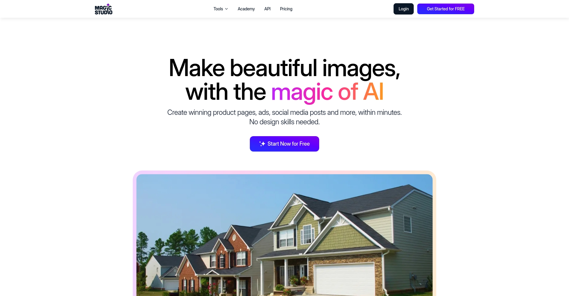 Magic Studio使用界面