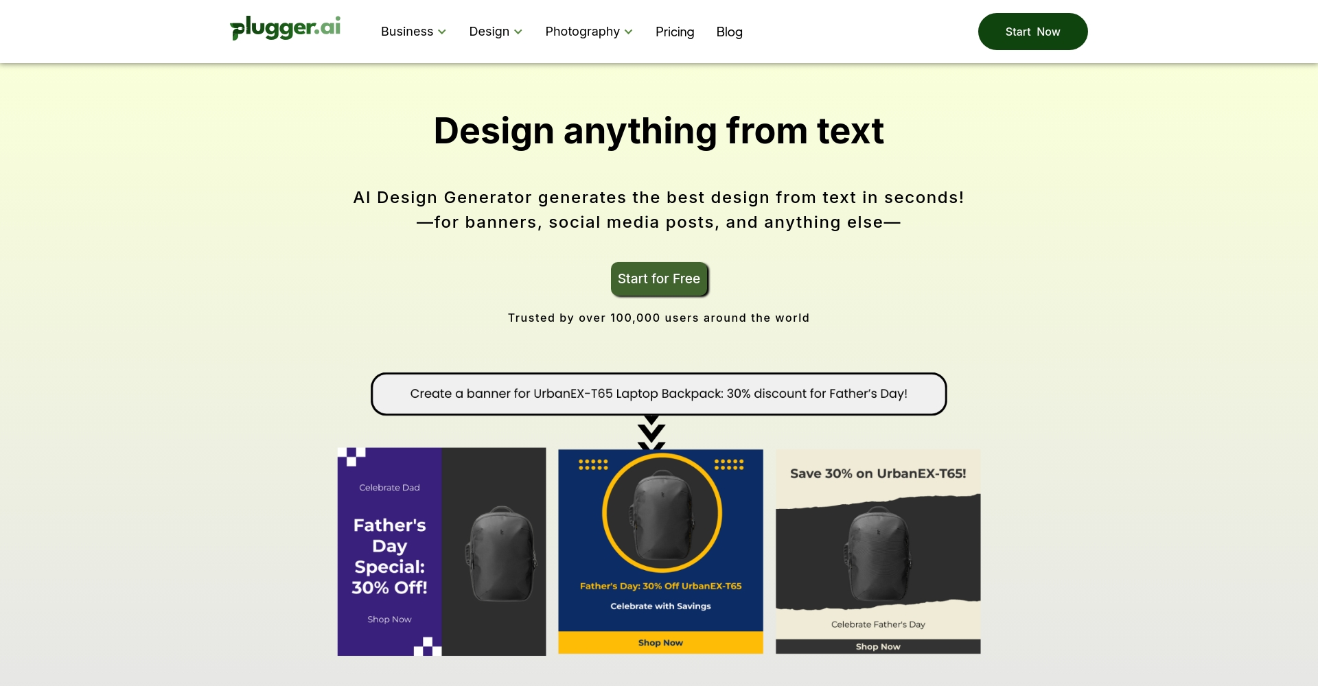Plugger AI官网首页界面