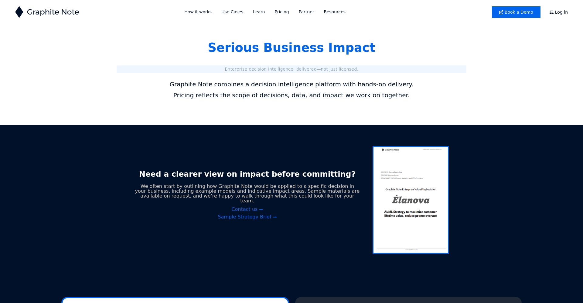 Graphite Note价格与方案介绍页面