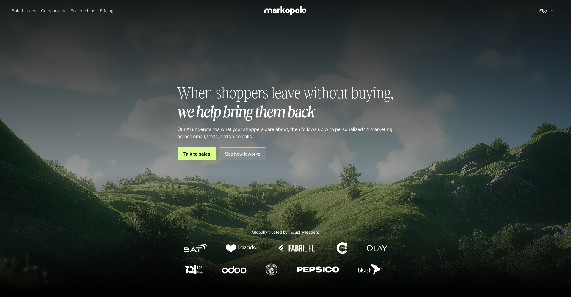 Markopolo AI官网截图