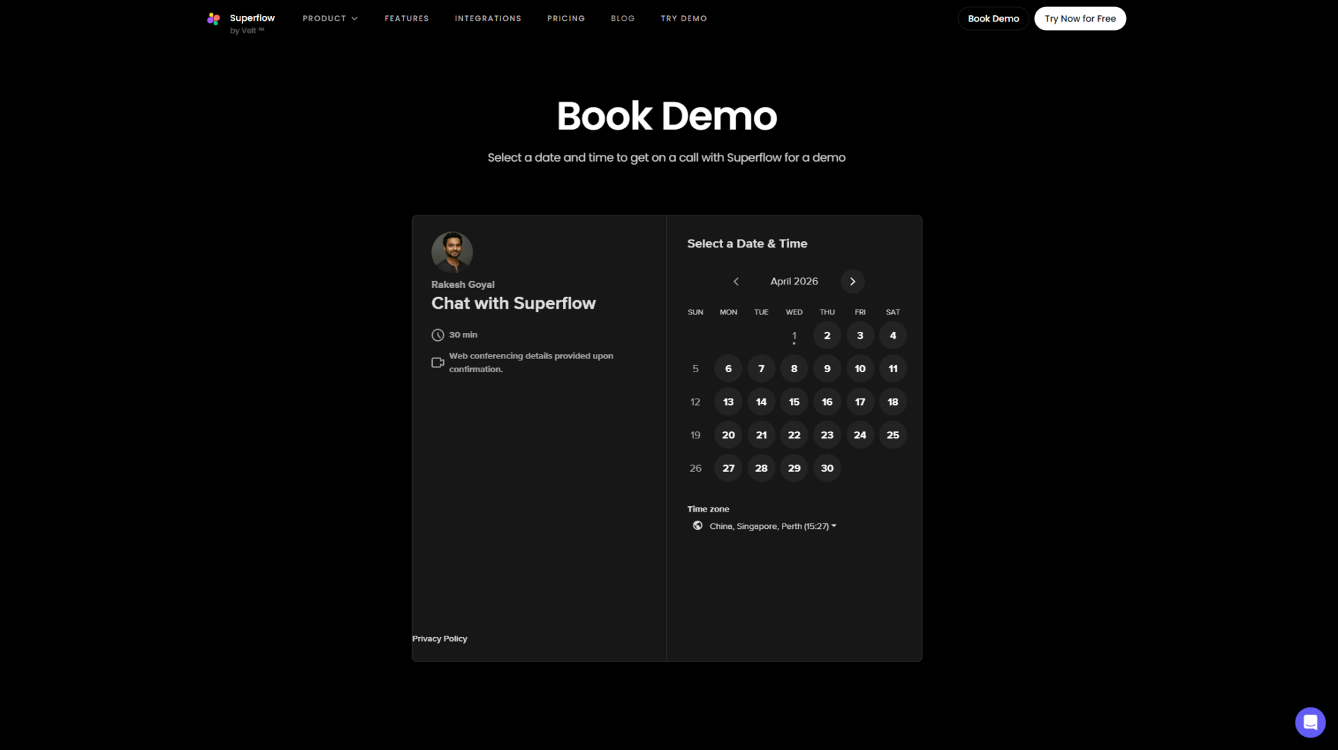 Superflow使用申请
