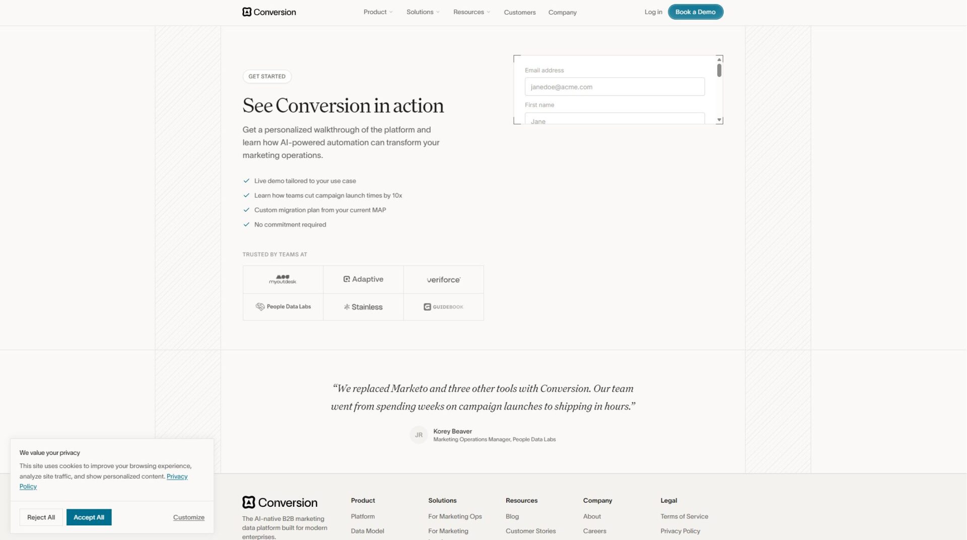 Conversion使用申请