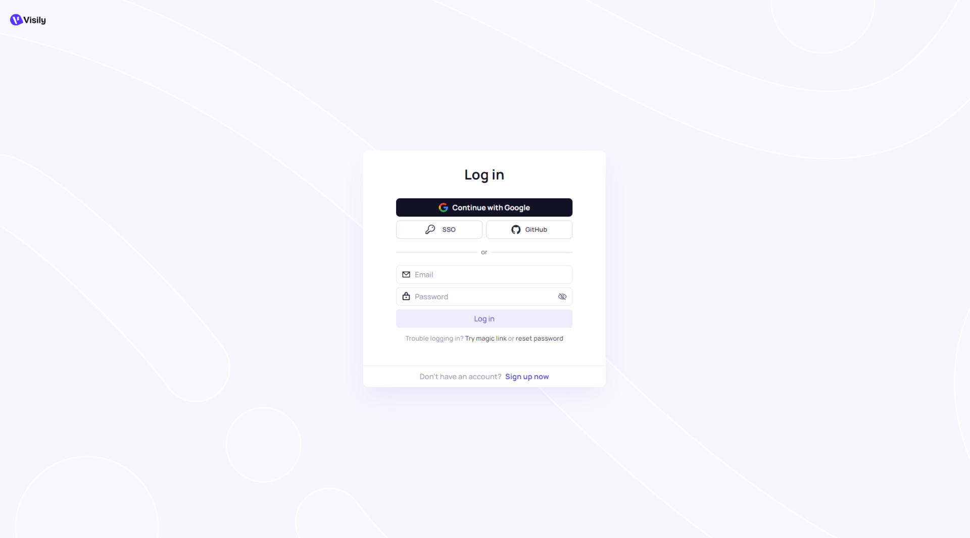 Visily注册登录页