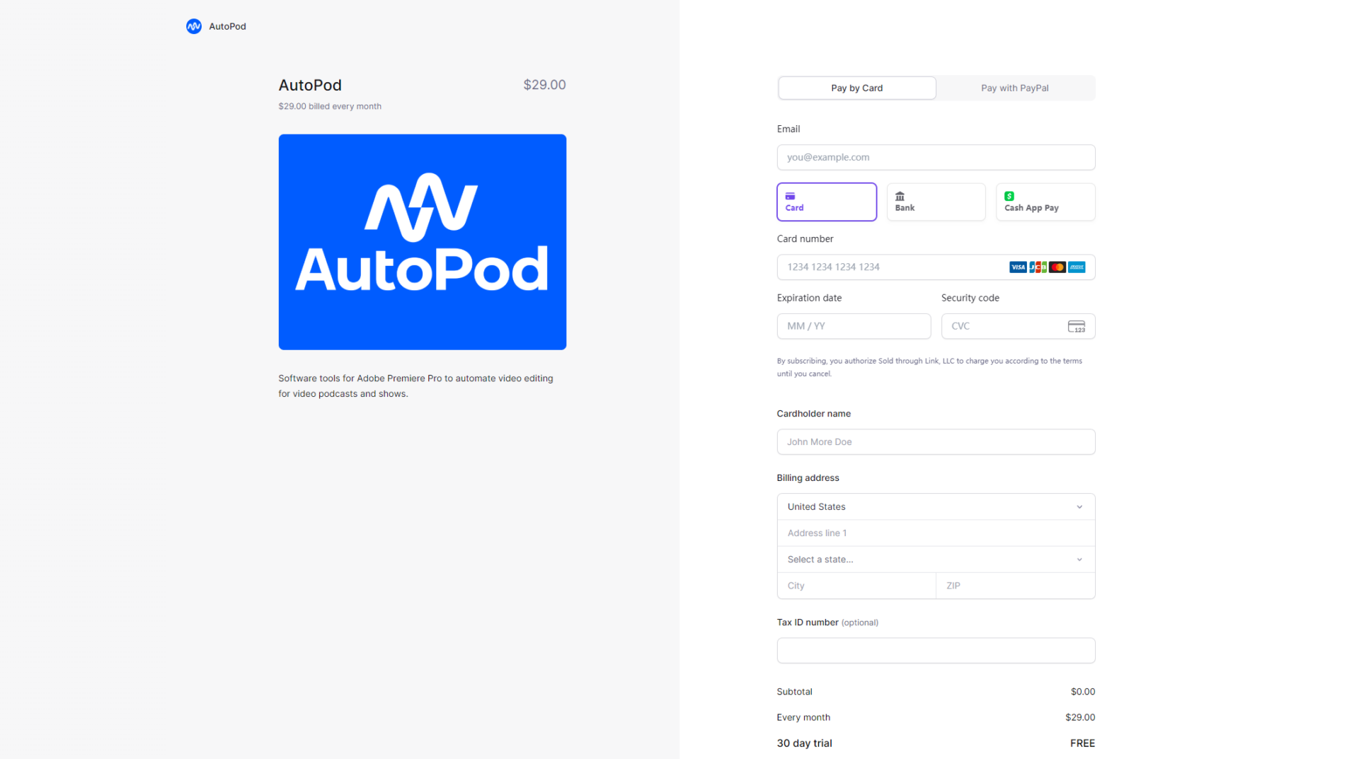 AutoPod使用申请
