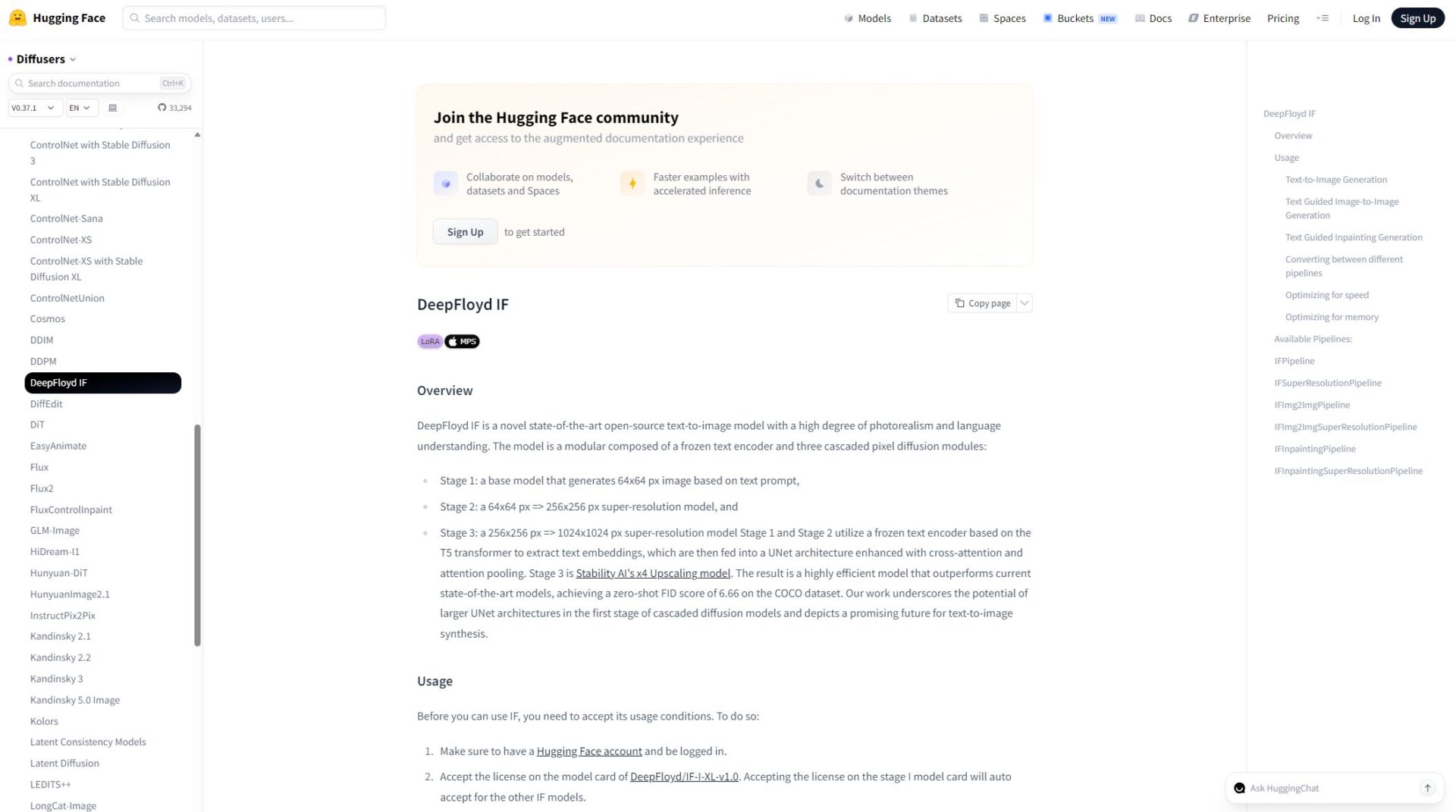 DeepFloyd IF HuggingFace在线体验