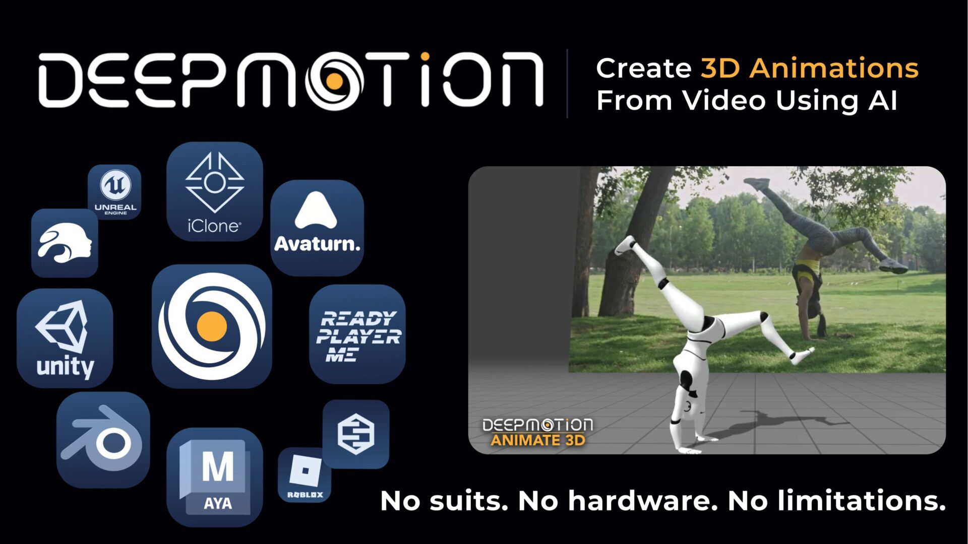 Deepmotion AI动画生成工具全面解析：如何让你的3D角色动起来？