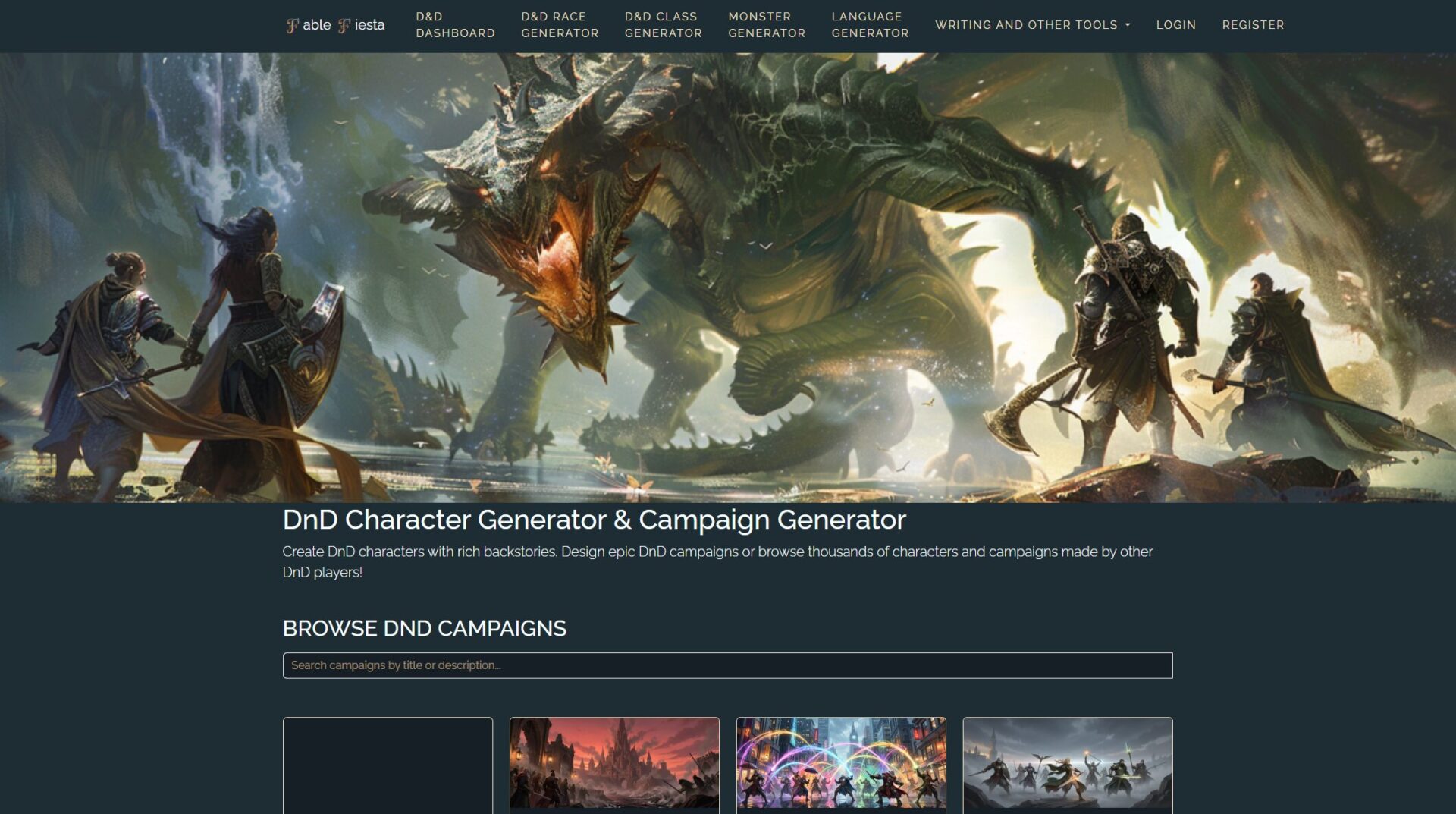 Fable Fiesta工具支持一览