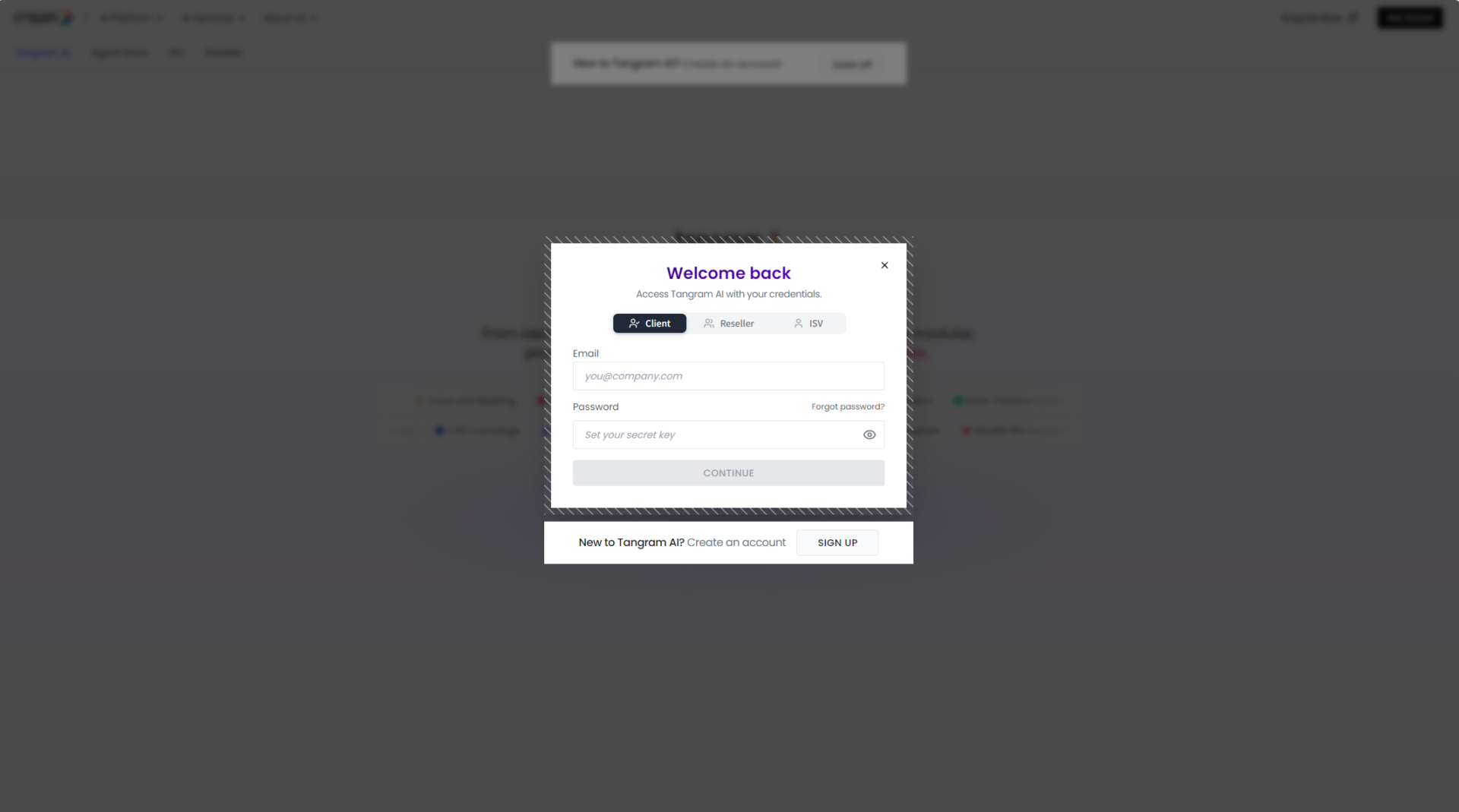 Crayon Data注册登录页