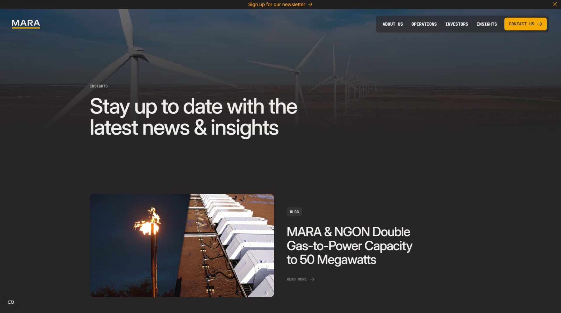 MARA Insights案例介绍