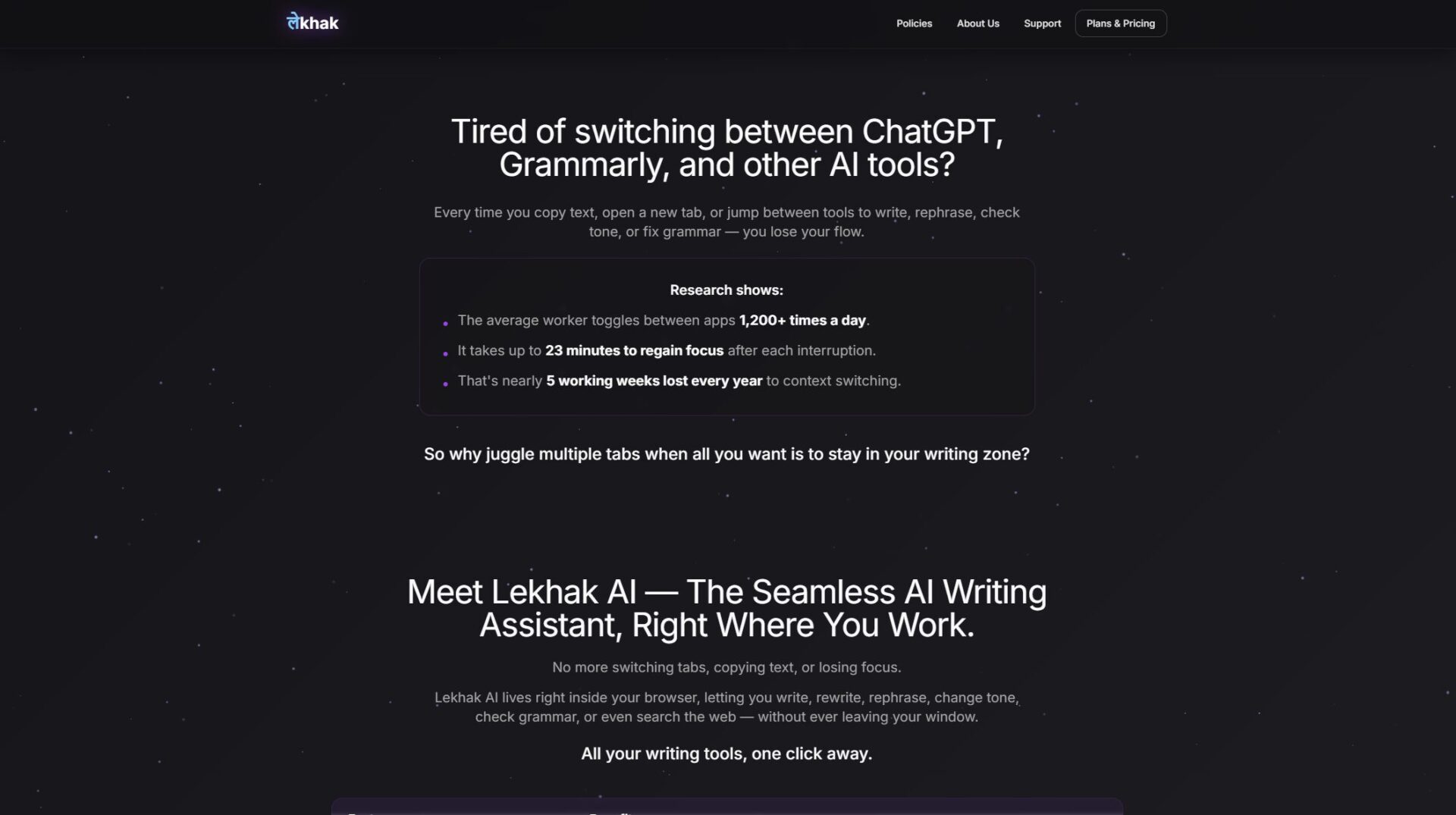 Lekhak.ai 功能介绍