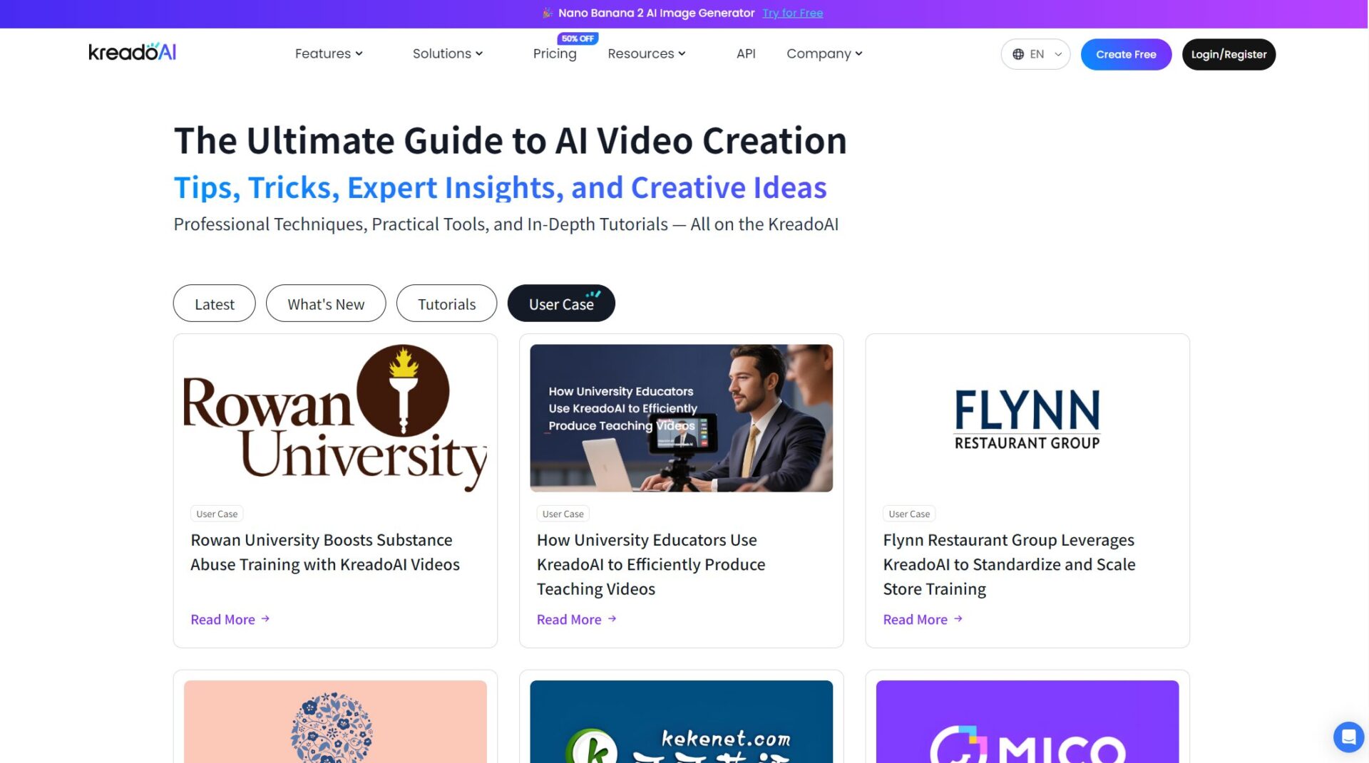 kreado ai.com用户案例