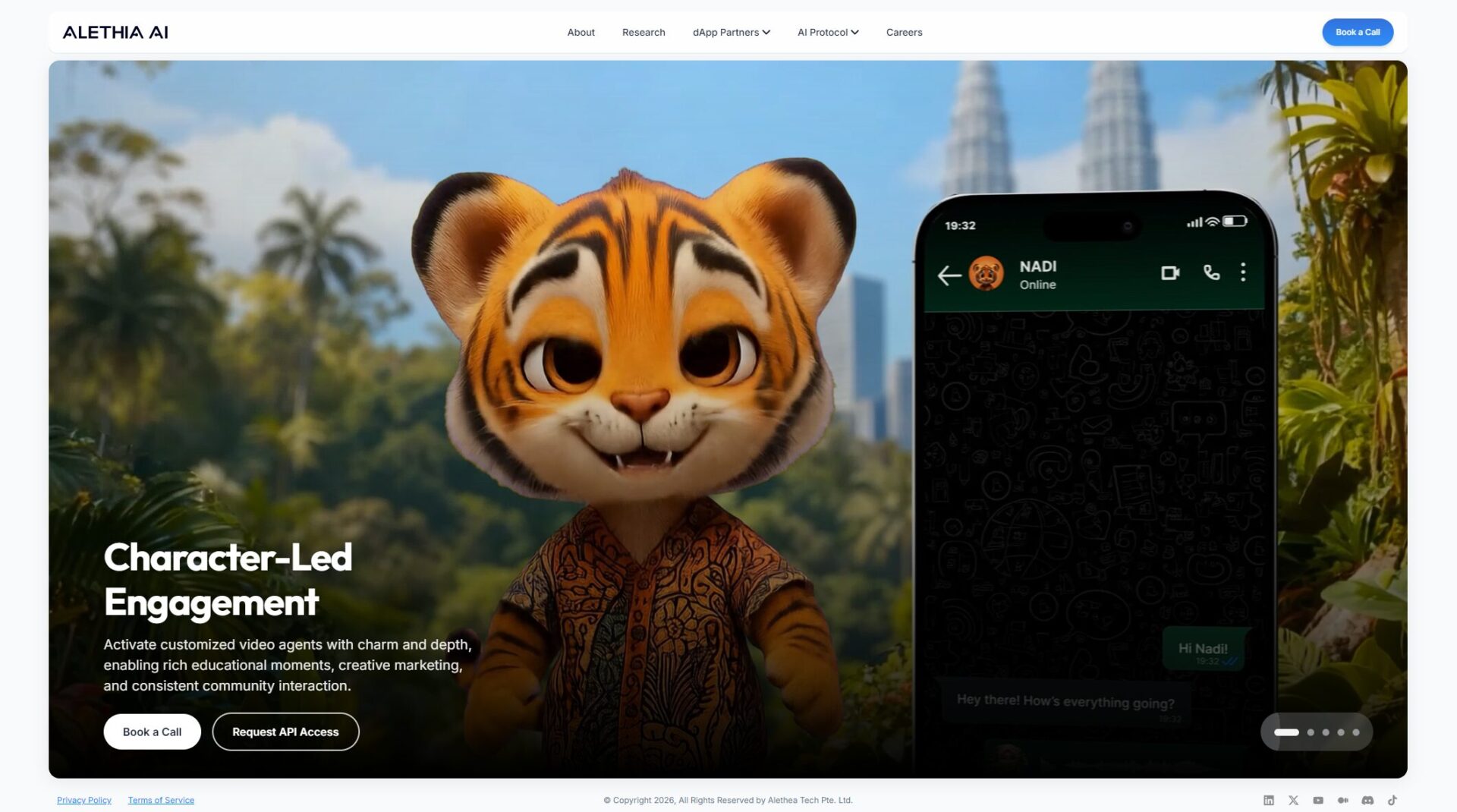 Alethea AI官网首页