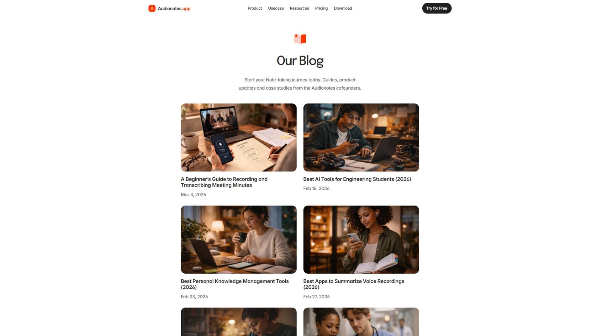 Audionotes.app博客介绍