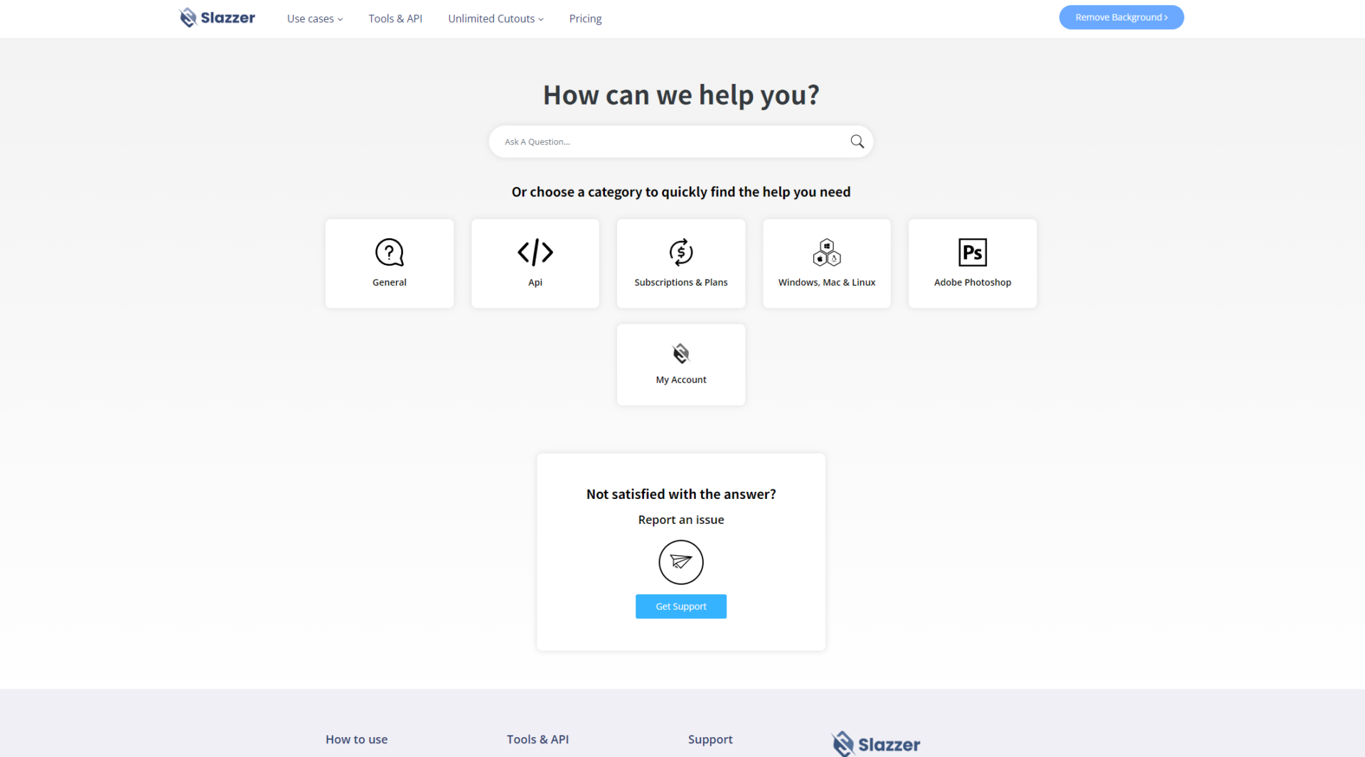 slazzer bg常见问题