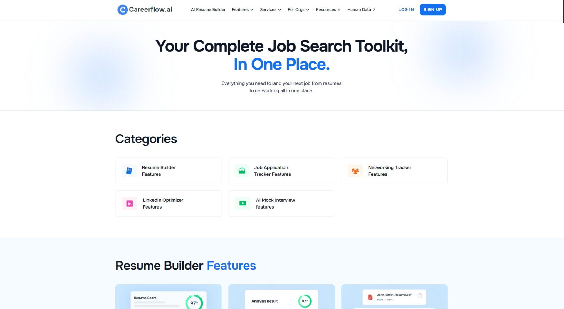 careerflow ai所有功能一览