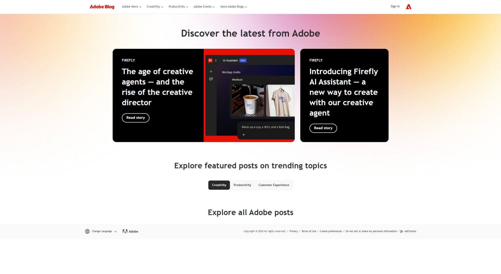 firefly adobe com博客介绍