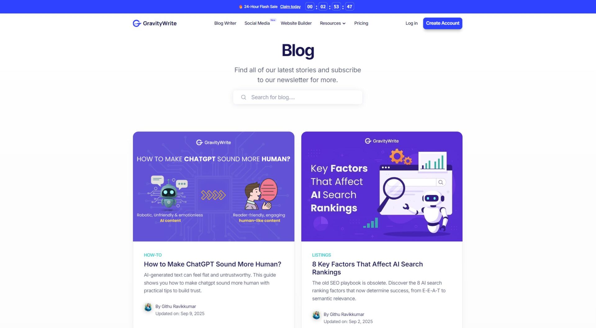 GravityWrite博客介绍