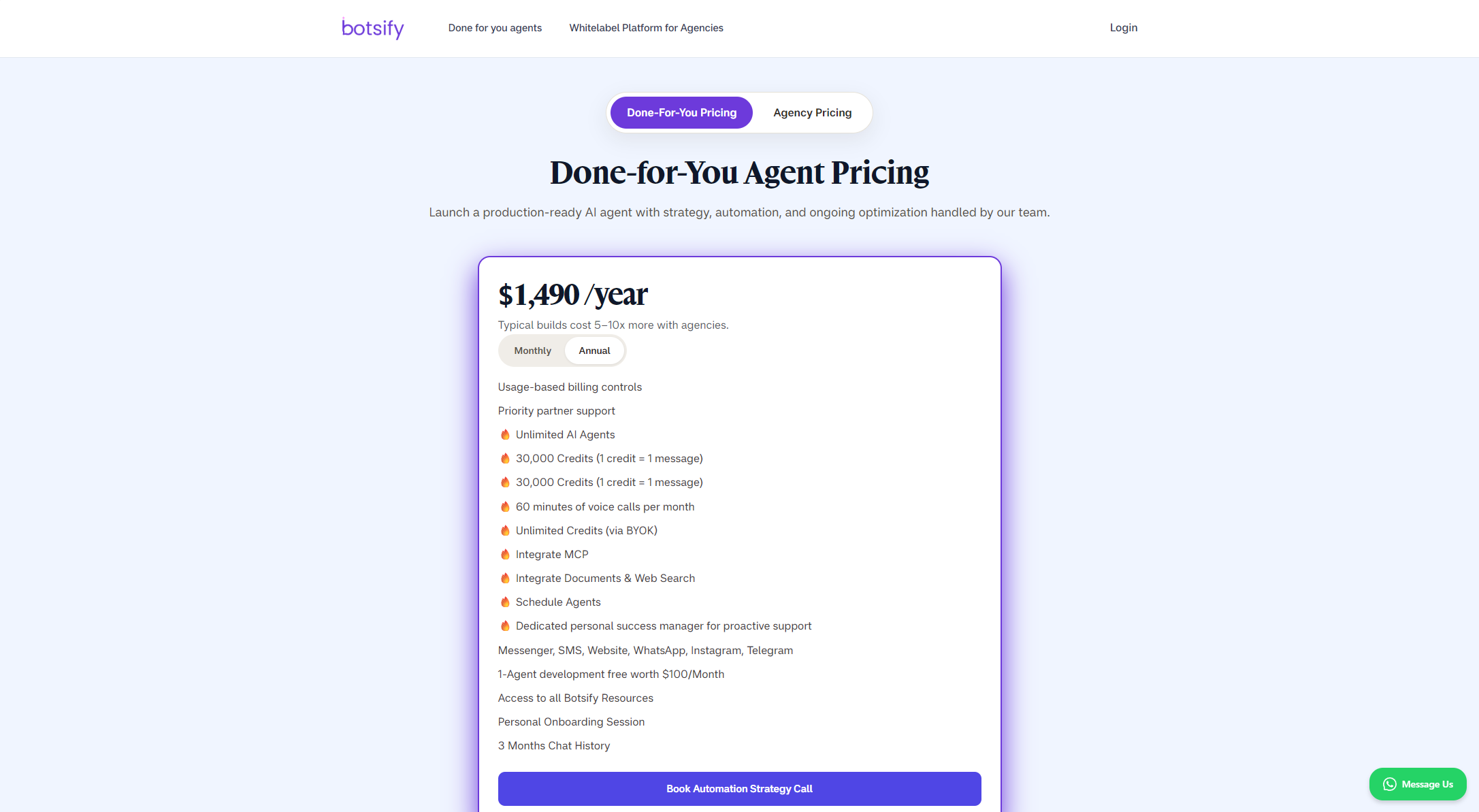 Botsify價格頁