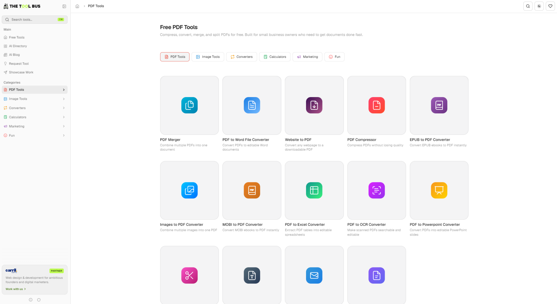 TheToolBus.ai pdf工具