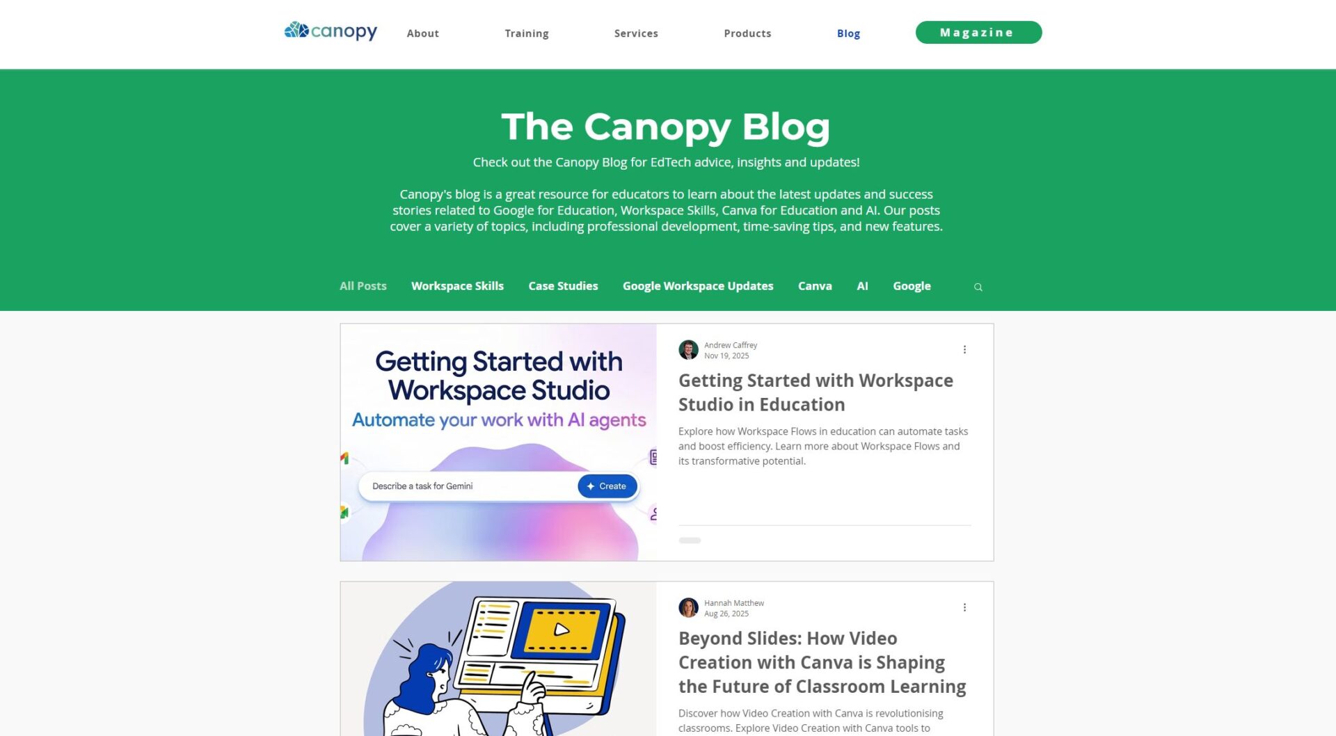 Canopy博客介绍