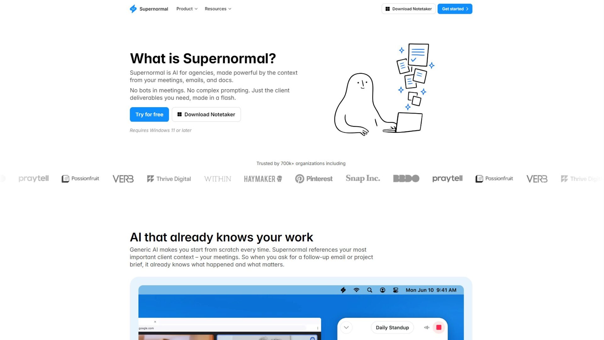 Supernormal官网功能介绍