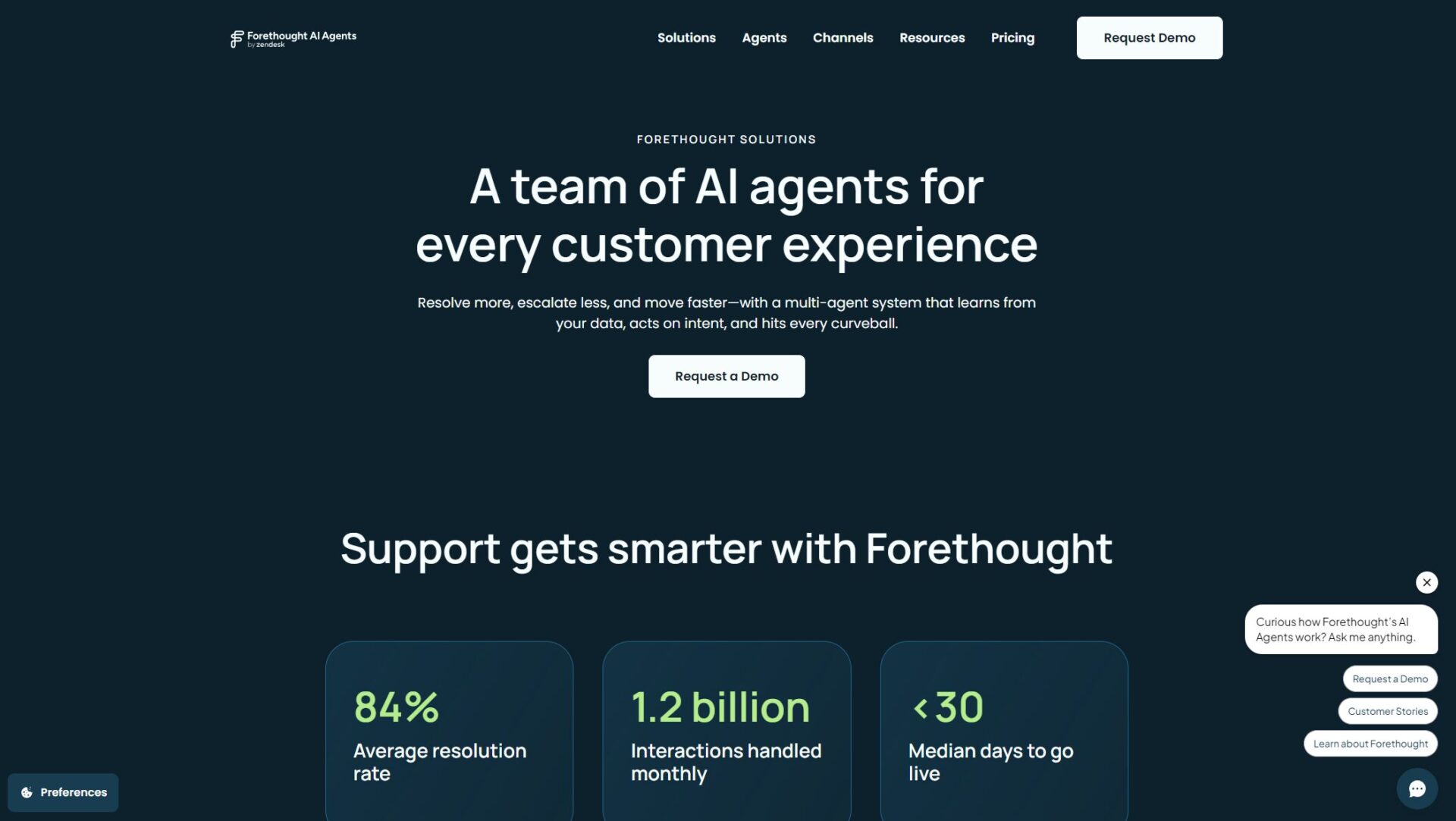 Forethought功能介绍