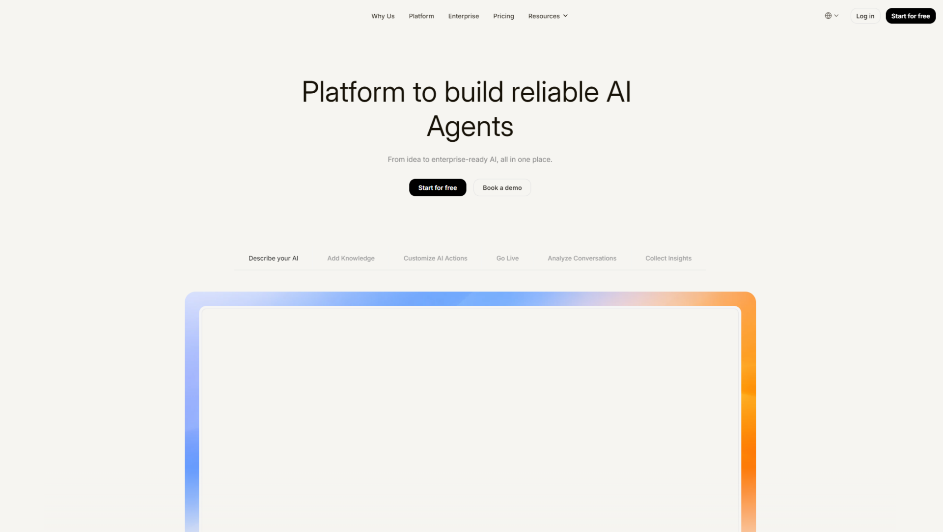 Quickchat AI平台功能介绍页面截图