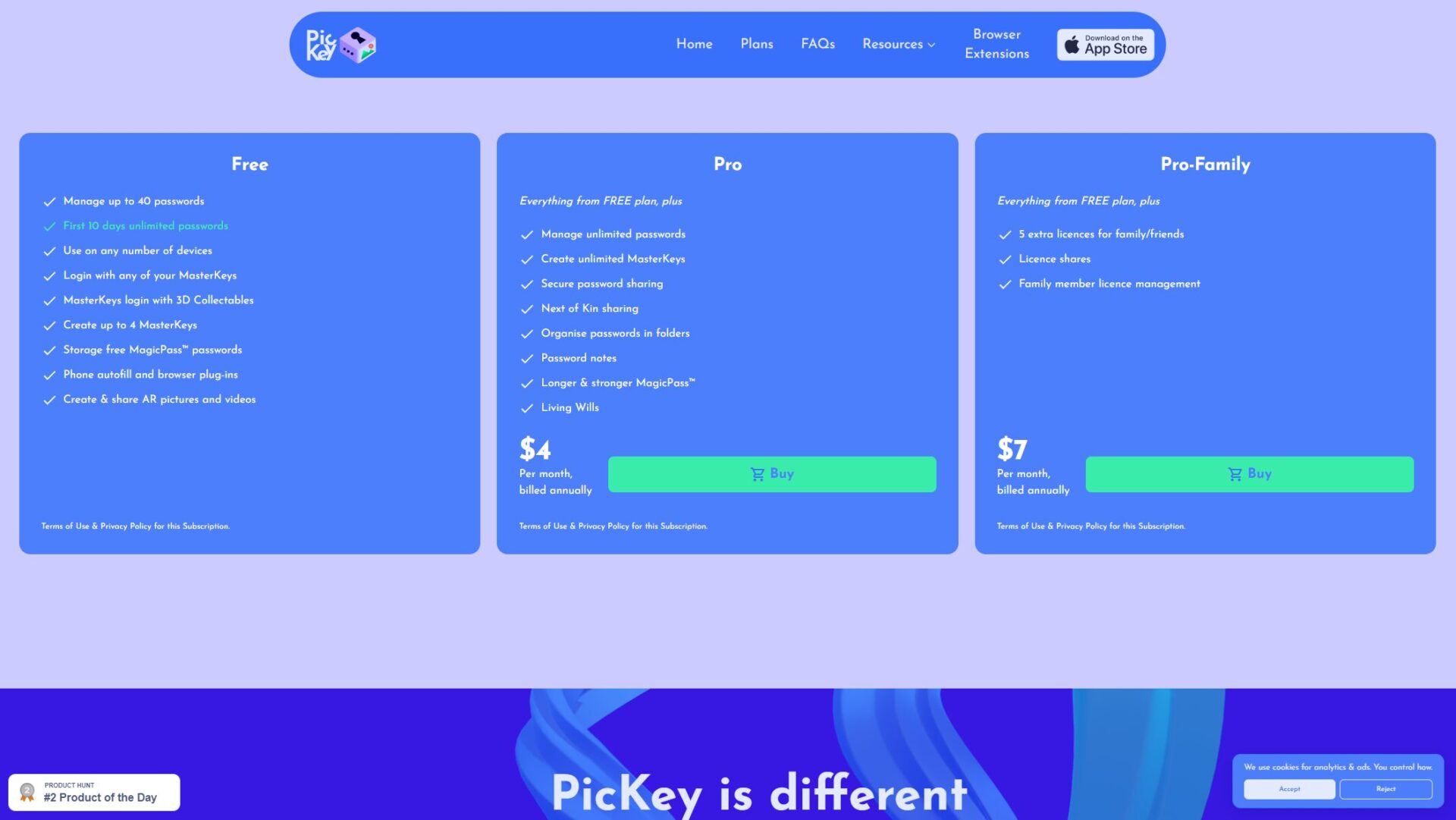 PicKey.ai价格方案提供