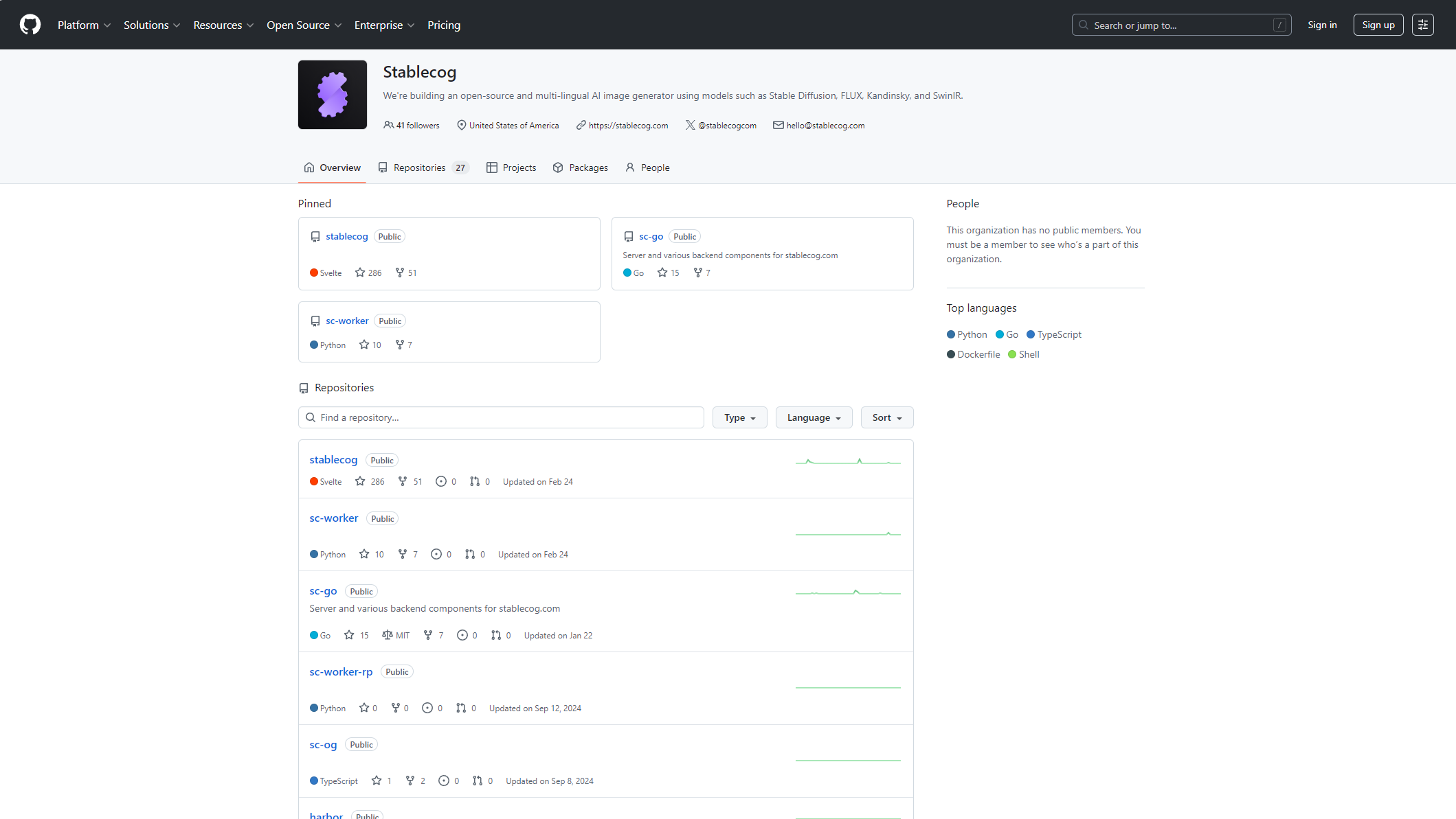 StablecogGitHub仓库