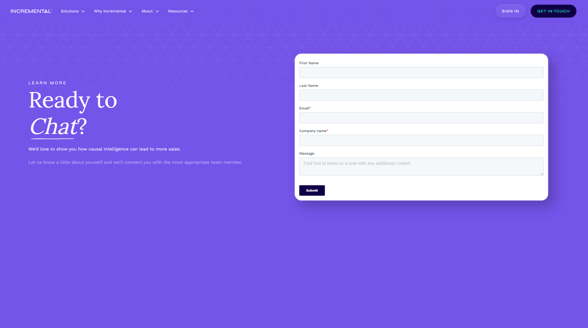 Incremental试用申请