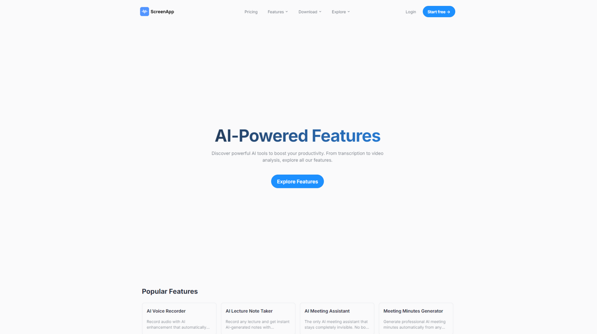 ScreenApp功能介绍