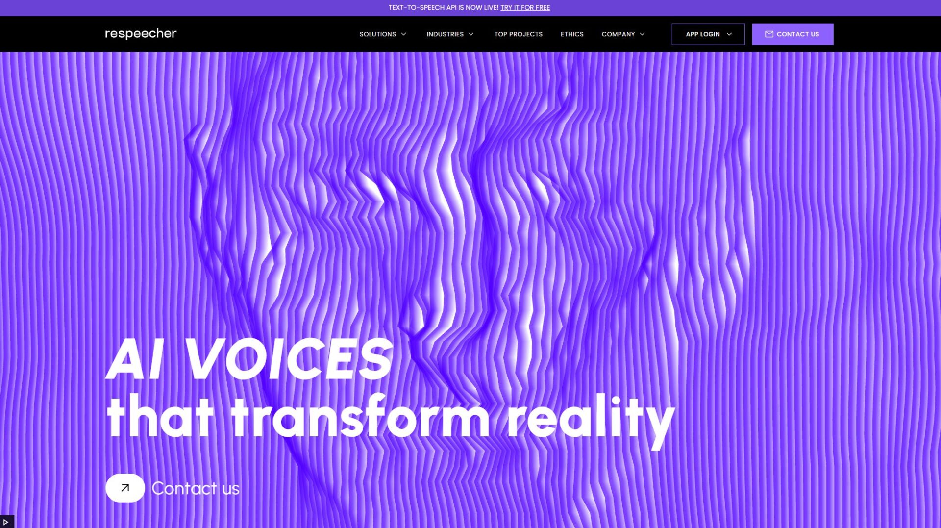 Respeecher官网截图